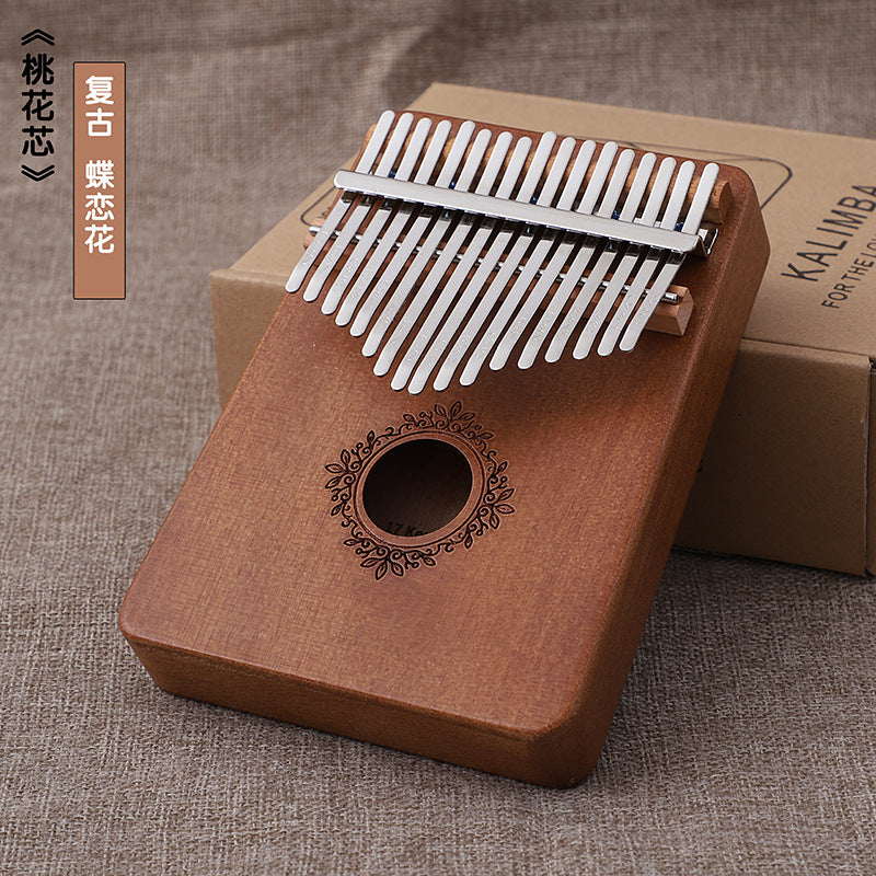 Kalimba 17 Keys Thumb Finger Piano Wood Kid Adult Instrument
