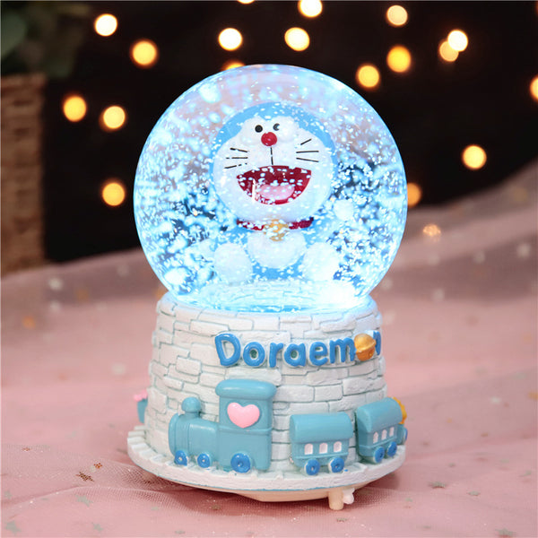 Doraemon CRYSTAL MUSIC BALL -MUSIC LIGHTING SNOWING gift birthday gift girl gift