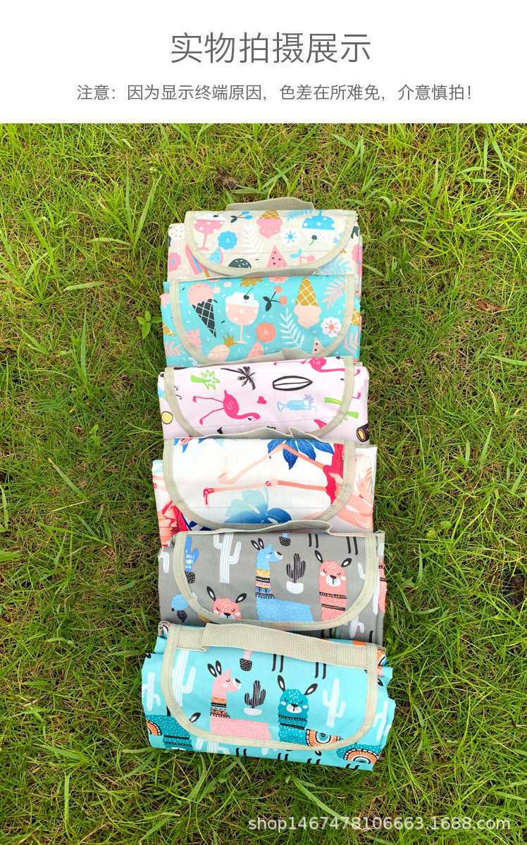Camping Beach Picnic Blanket 2M*2M Waterproof Mat Travel Rug Outdoor Large au stocks