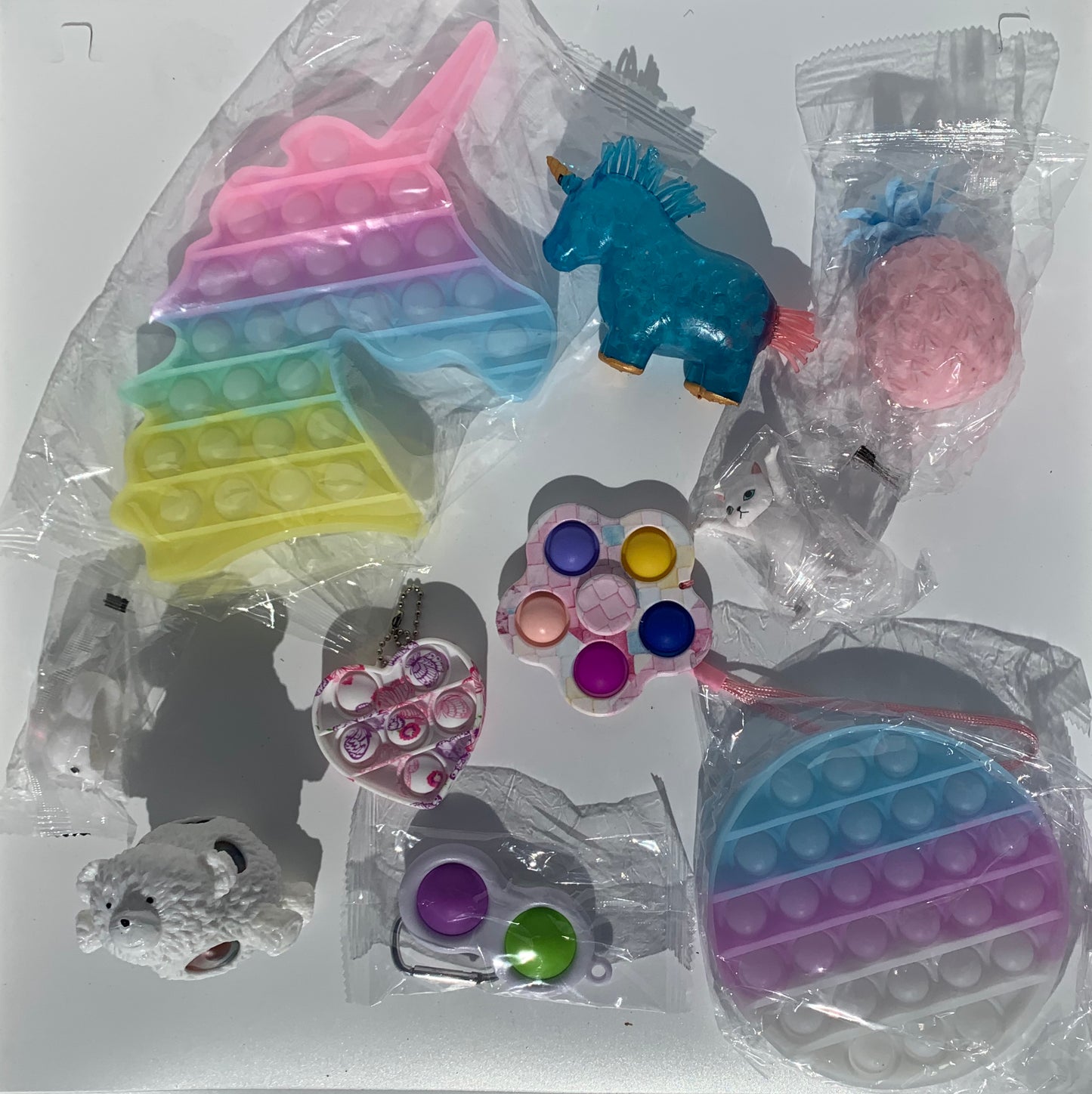 Lucky box! random fidget toy set pop it set