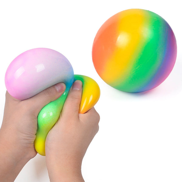 Anti-Stress Reliever Rainbow Ball Stress Relief Ball Adhd Arthritis fidget Toy