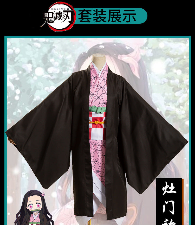 Demon Slayer Nezuko anime costume cos clothing cosplay clothing