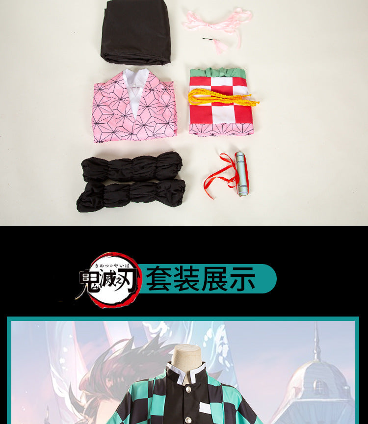 Demon Slayer Nezuko anime costume cos clothing cosplay clothing