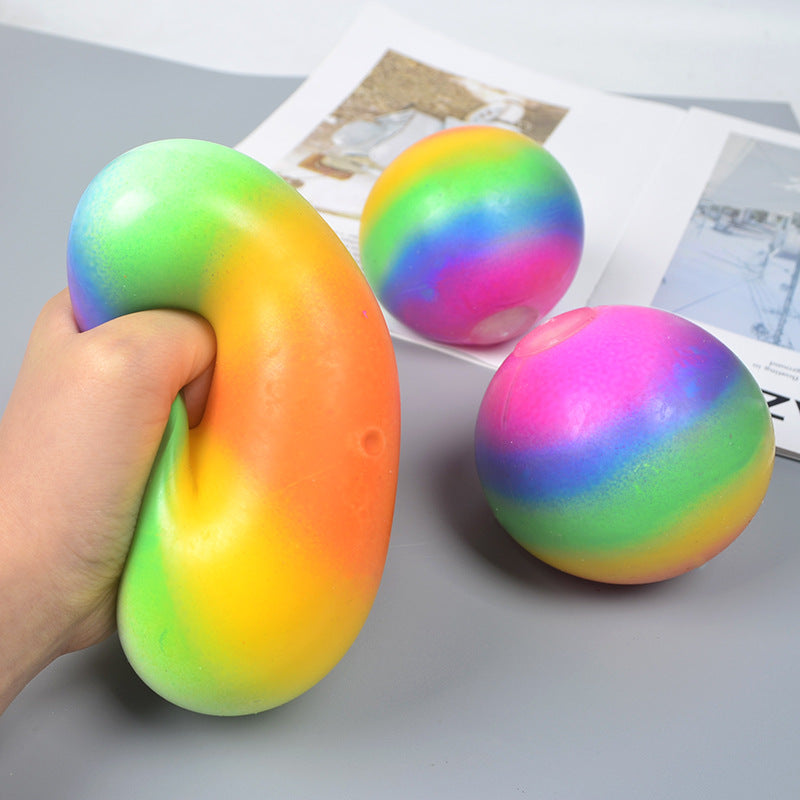 Anti-Stress Reliever Rainbow Ball Stress Relief Ball Adhd Arthritis fidget Toy