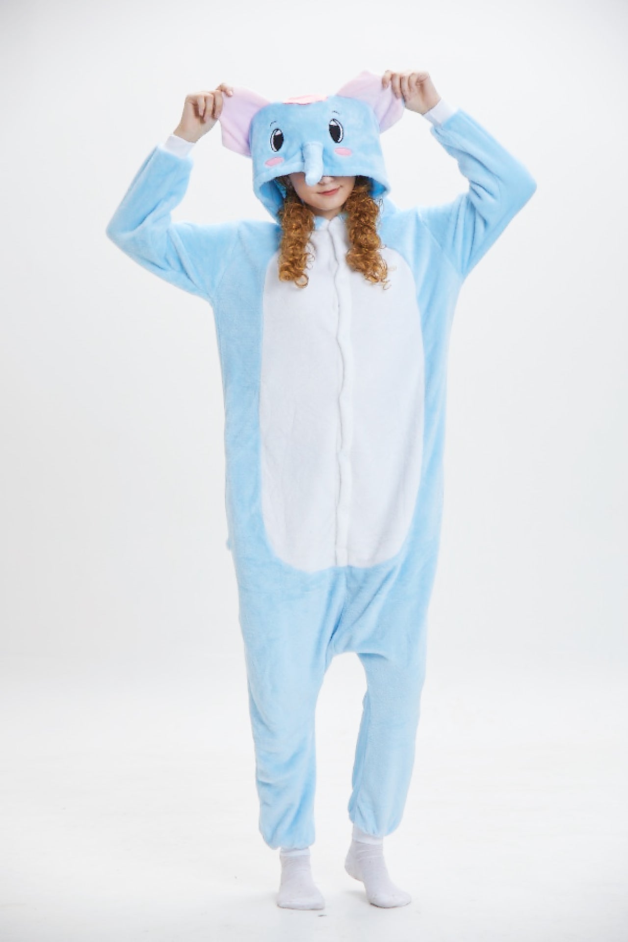 blue elephant onesies,party animal-KIDS AND ADULT SIZE AVAIABLE!!!