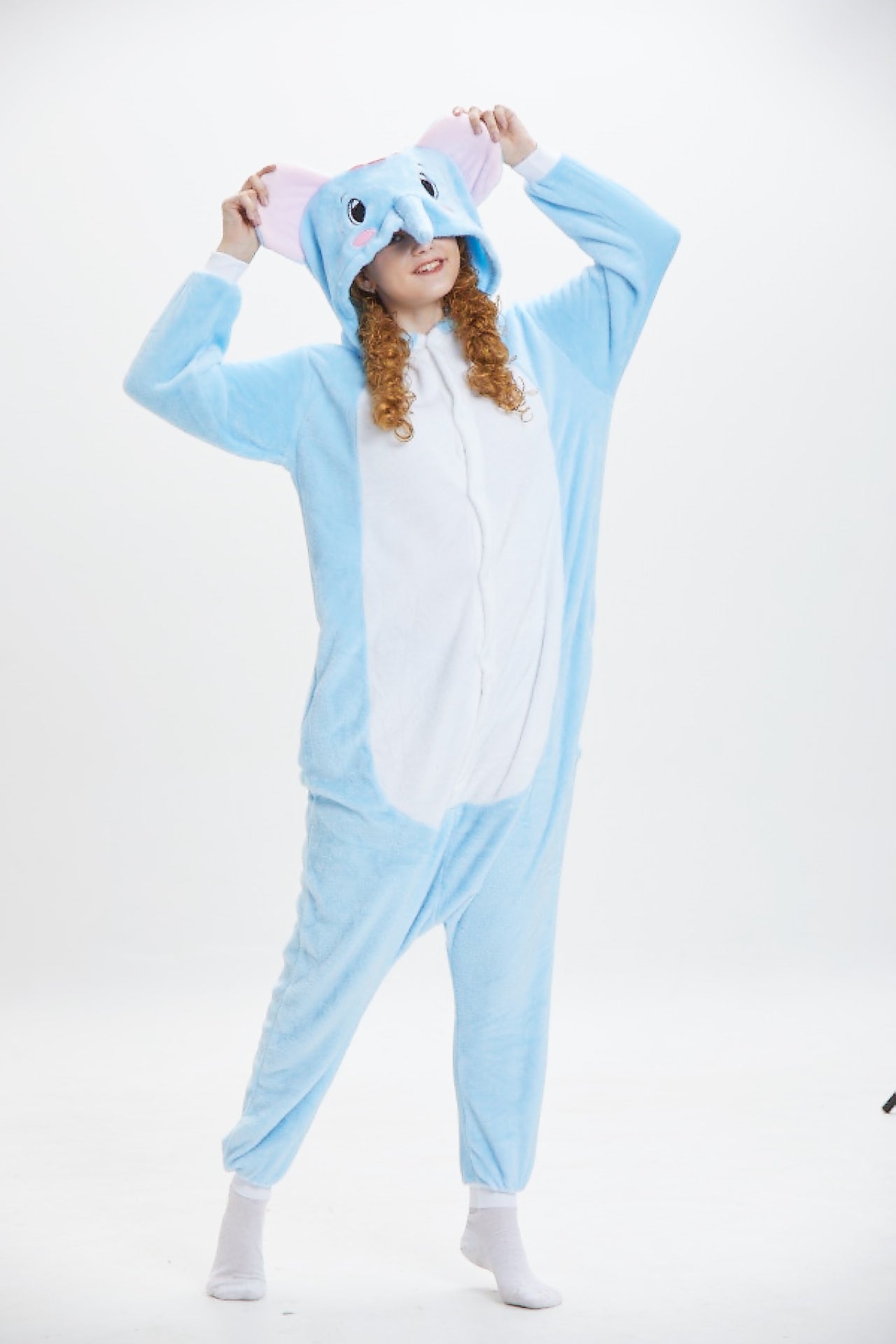 blue elephant onesies,party animal-KIDS AND ADULT SIZE AVAIABLE!!!