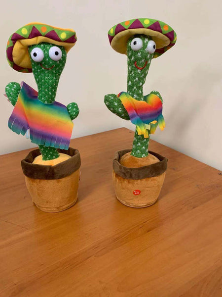 Dancing Cactus Talking And light-up Plush Toy Cute Christmas toy Doll Kids Birthday Gift