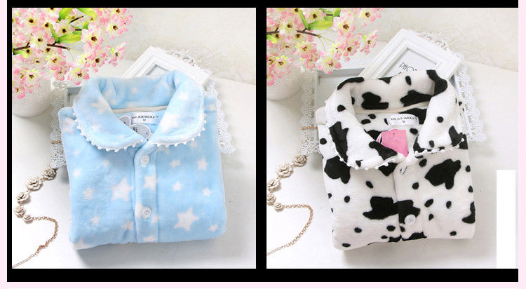 WINTER PAJAMAS;THICK WARM NICE PAJAMAS,DEER PAJAMS,Lady pajamas set