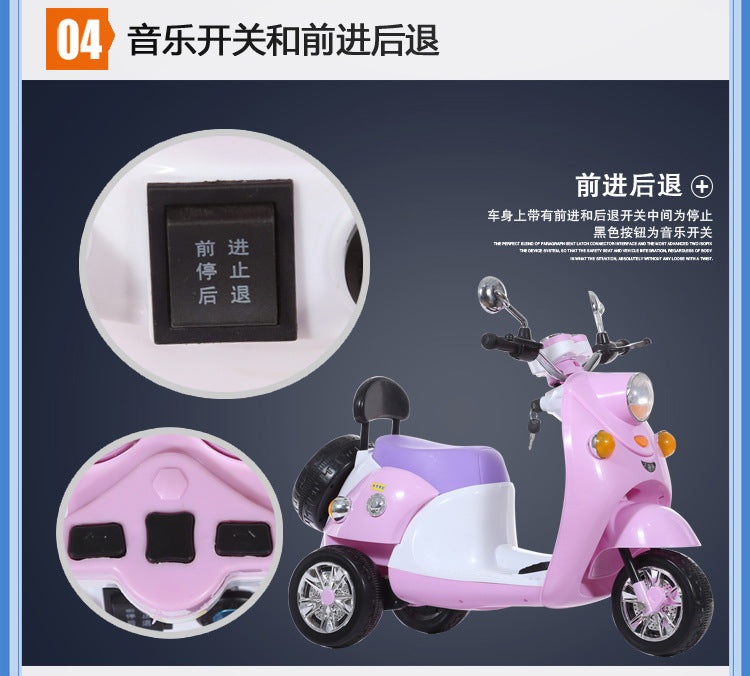 pink moto,girl moto,kids ride on moto