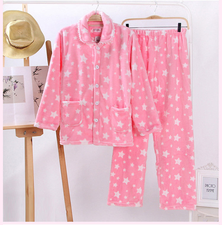 WINTER PAJAMAS;THICK WARM NICE PAJAMAS,DEER PAJAMS,Lady pajamas set