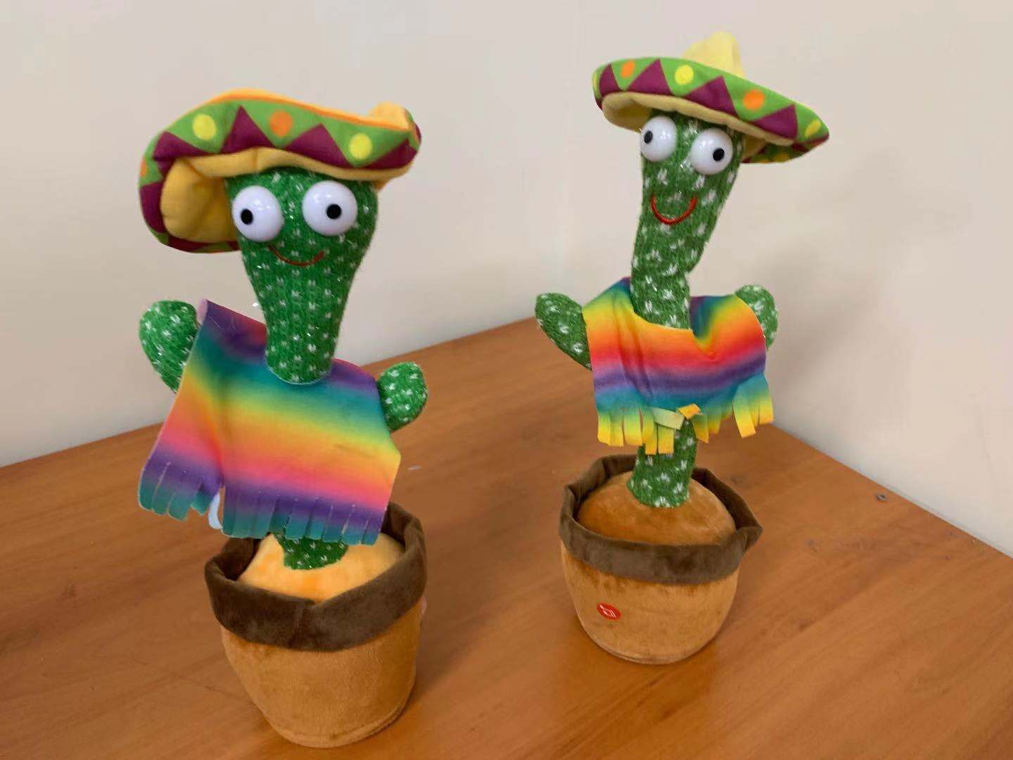 Dancing Cactus Talking And light-up Plush Toy Cute Christmas toy Doll Kids Birthday Gift