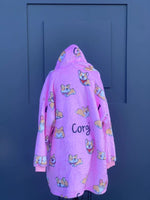 corgi oversized hoodie (1 SIZE FOR MOST)