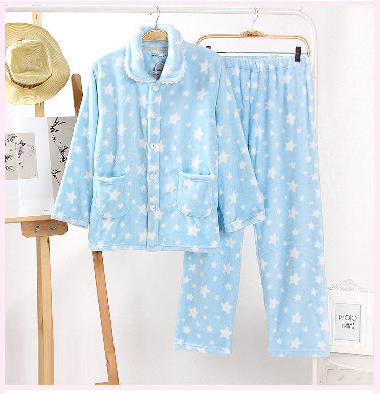 WINTER PAJAMAS;THICK WARM NICE PAJAMAS,DEER PAJAMS,Lady pajamas set