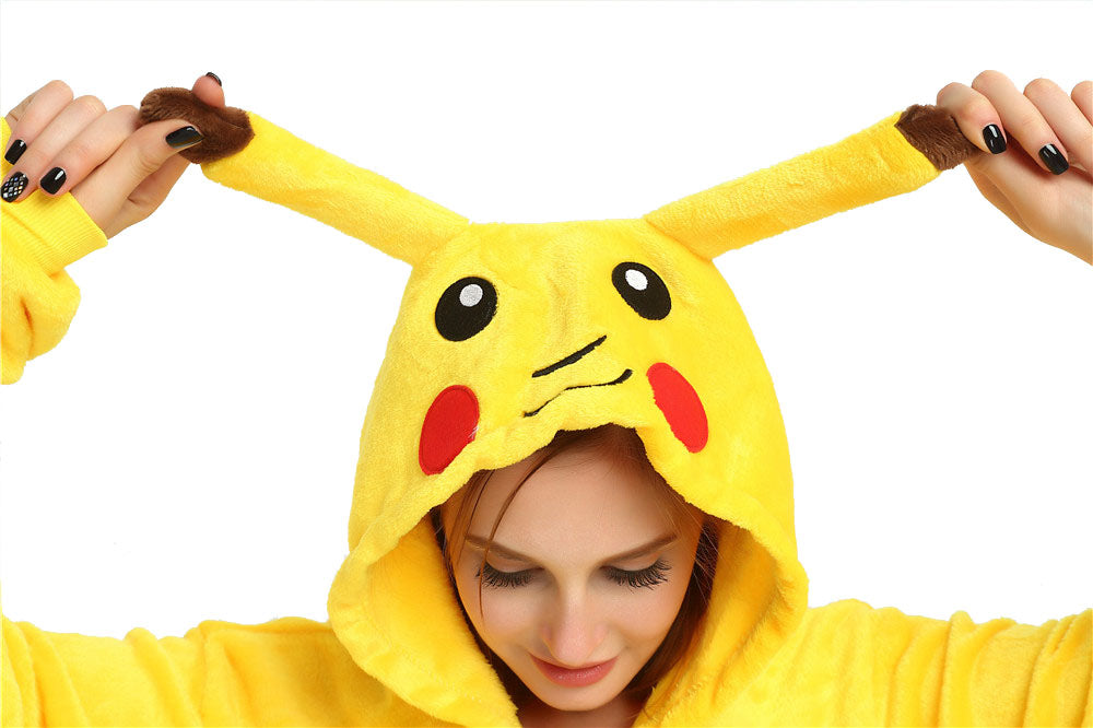pikachu onesies costume ,party animal-KIDS AND ADULT SIZE AVAIABLE!!!