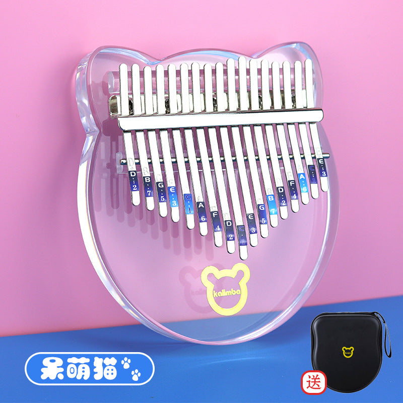 Kalimba 17 Keys Thumb Finger Piano Star Shaped Kid Adult Instrument