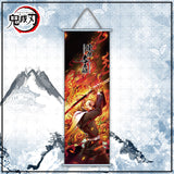 Demon Slayer One Piece Banner Poster Anime wall art hanging painting（small）
