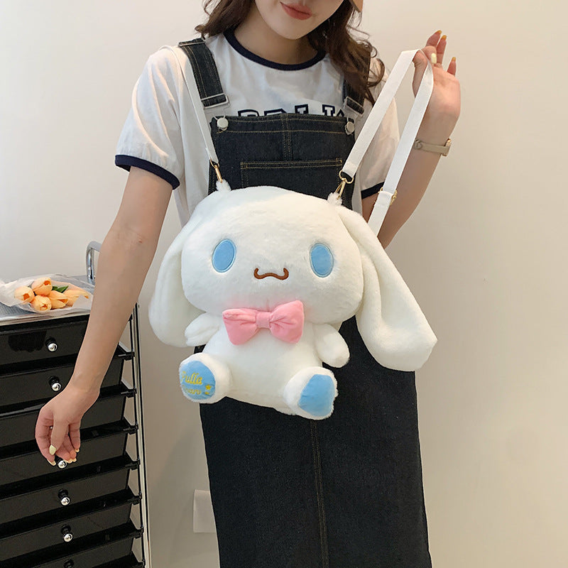 SANIRO BAG Kuromi bag Cinnamoroll Melody Cute Fluffy bag