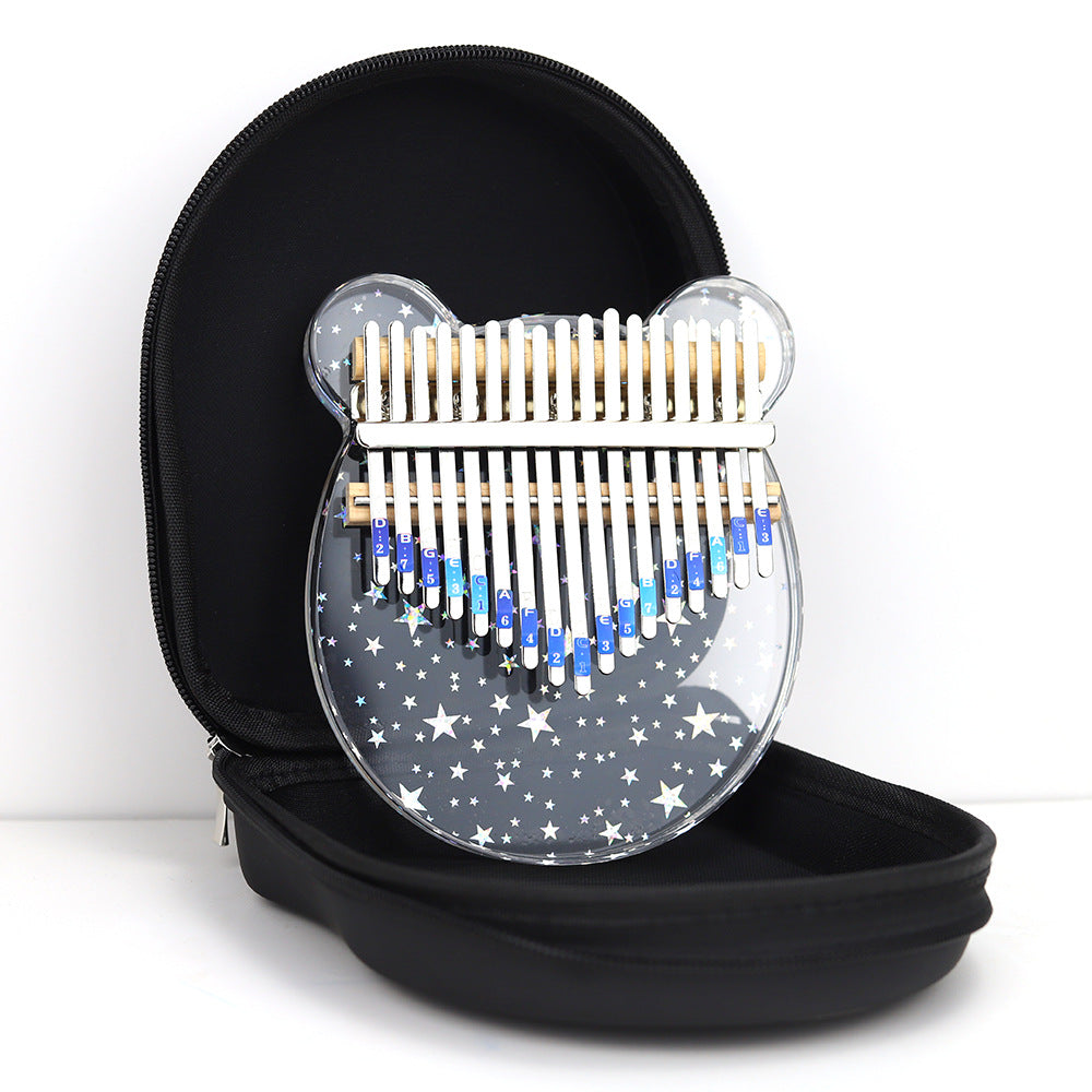 Kalimba 17 Keys Thumb Finger Piano Star Shaped Kid Adult Instrument