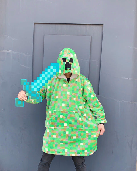 minecraft OVERSIZE HOODIE kids &adult OVERSIZE HOODIE avaiable