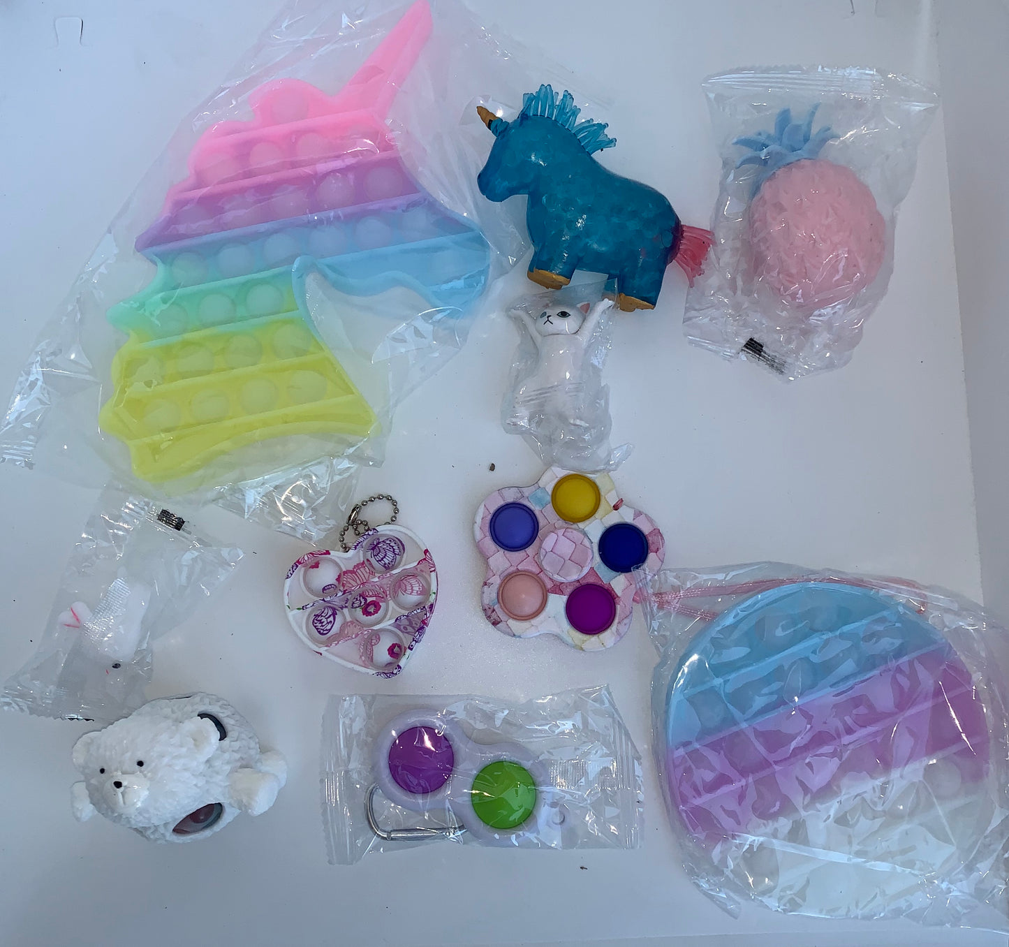 Lucky box! random fidget toy set pop it set