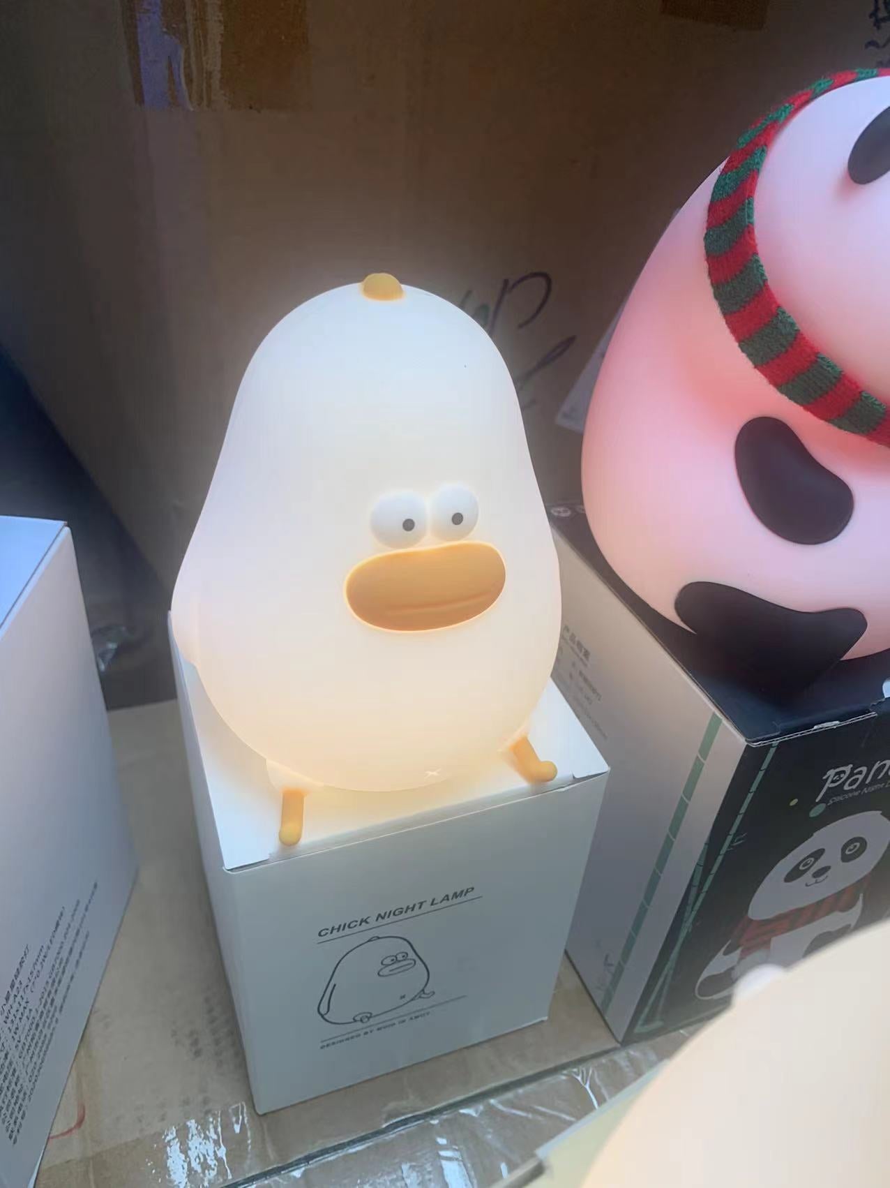 SILICONE NIHGT LIGHT, NIGHT LAMP, FEED LAMP,CUTE LAMP,ANIMAL LAMP