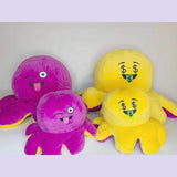 mood octopus Double-Sided Flip Reversible Octopus Plush Toy Marine Life Animals Doll AU STOCK