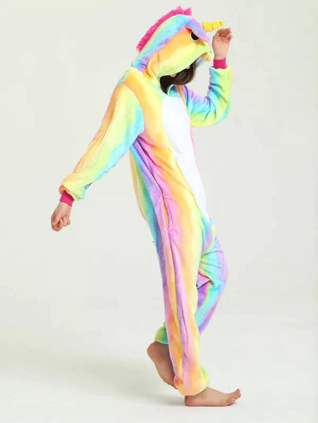Rainbow unicorn onesies,party animal-KIDS AND ADULT SIZE AVAIABLE!!!