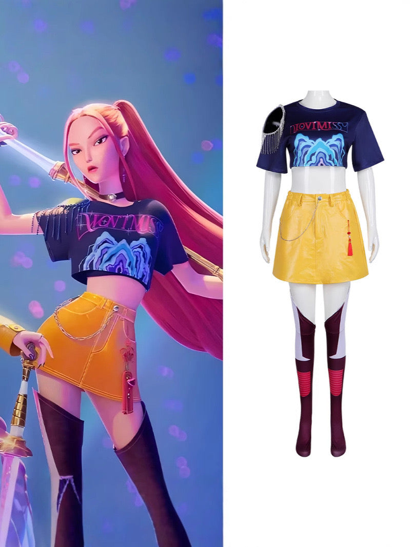 Kpop Demon Hunter Costume Adult Size