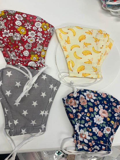 Fashion Cotton kids MASK ADULT MASK Washable & Reusable Face Mask with Pm2.5 Filters