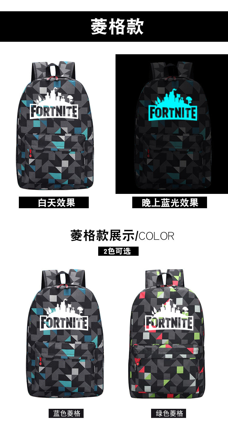 fortnite bag,school bag,grow in the dark