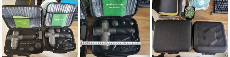 Massage Gun LCD carbon fiber print Therapy Percussive Vibration Muscle Massager Sports Recovery AU