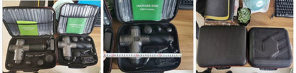 Massage Gun LCD carbon fiber print Therapy Percussive Vibration Muscle Massager Sports Recovery AU