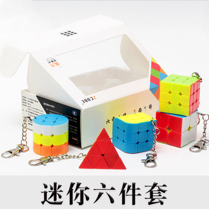 mini lube cube -box of 6 keyring set