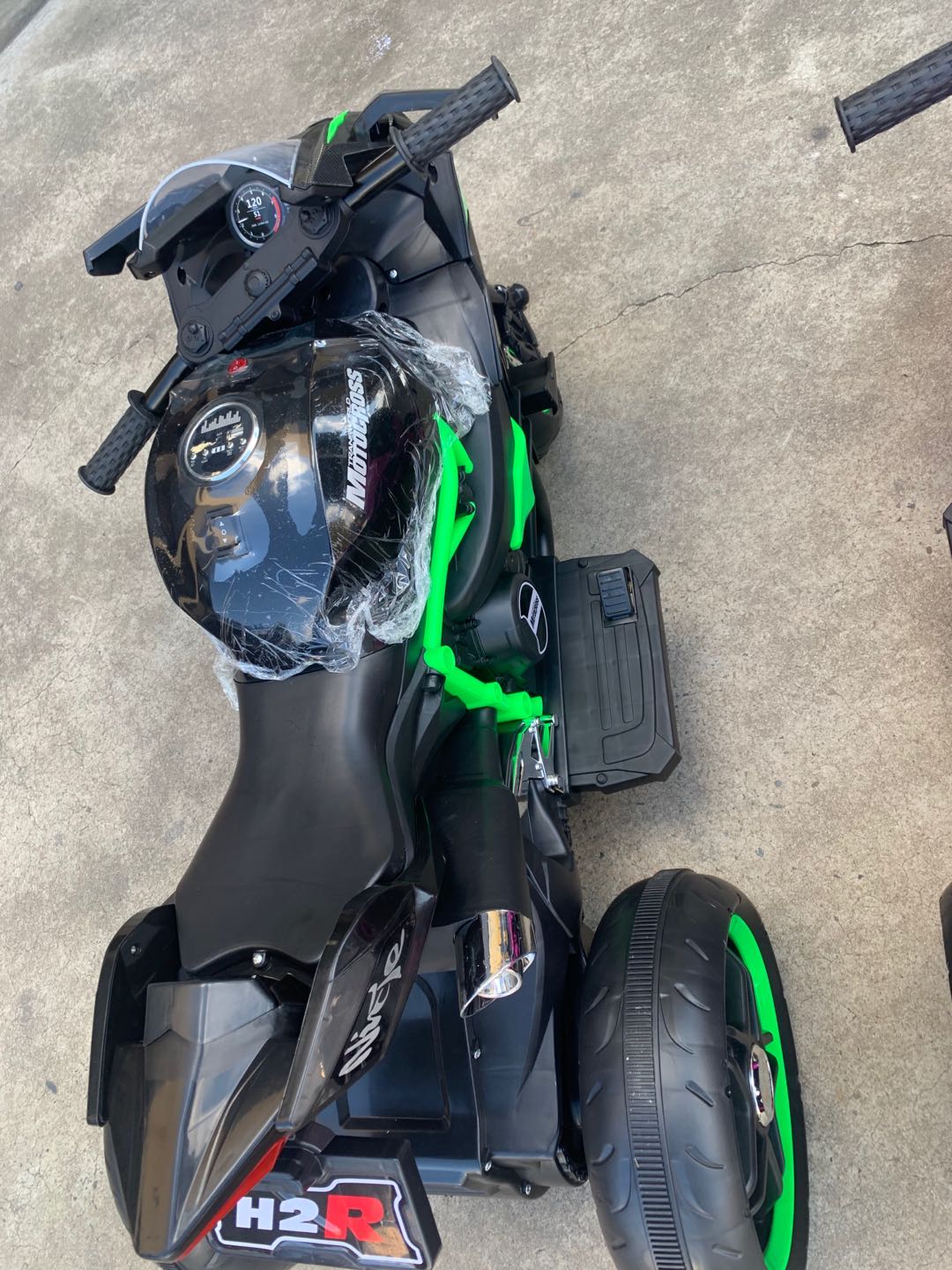 Kawasaki Ninja H2R kids ride on moto Christmas Gift