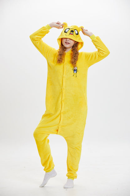 JAKE THE DOG!  onesie,PARTY COSTUME ,party animal-KIDS AND ADULT SIZE AVAIABLE!!!