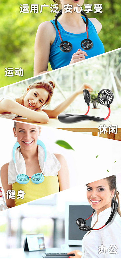 summer fan NECK FAN HANDY FAN SPORT FAN