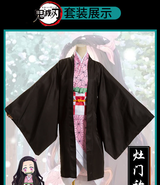 Demon Slayer Nezuko anime costume cos clothing cosplay clothing
