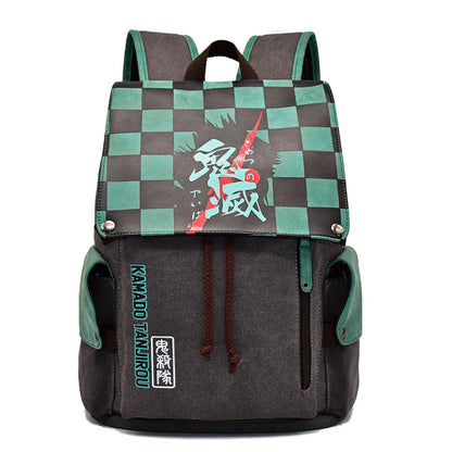 Demon Slayer School Bag backpack Tanjiro Nezuko