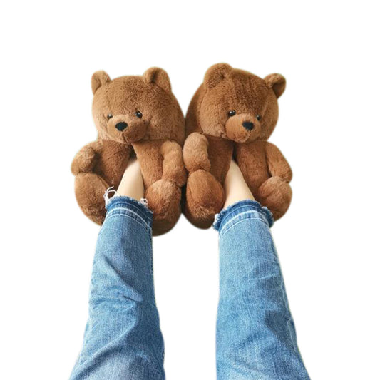 teddy bear slippers-warble teddy bear slipper