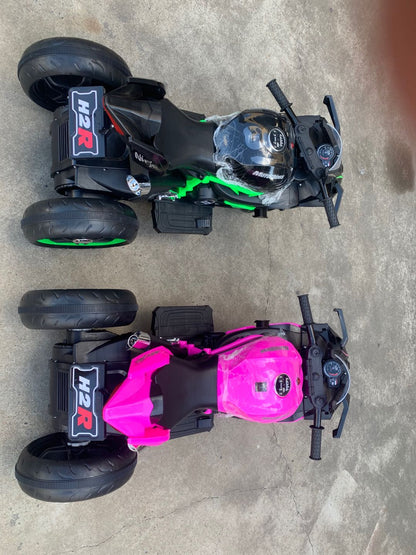 Kawasaki Ninja H2R kids ride on moto Christmas Gift