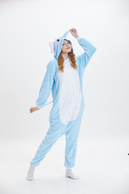 blue elephant onesies,party animal-KIDS AND ADULT SIZE AVAIABLE!!!