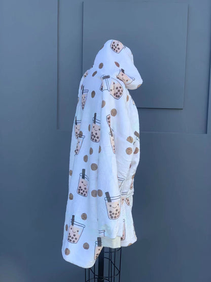 pug oversized hoodie (1 SIZE FOR MOST)