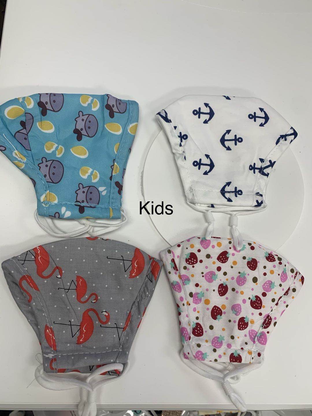 Fashion Cotton kids MASK ADULT MASK Washable & Reusable Face Mask with Pm2.5 Filters