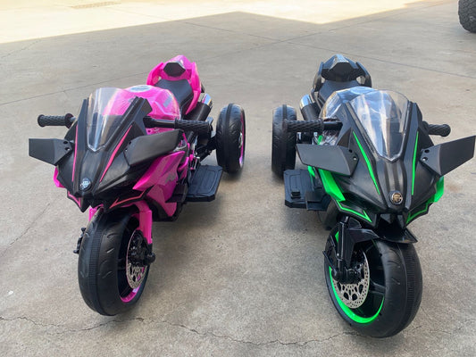 Kawasaki Ninja H2R kids ride on moto Christmas Gift