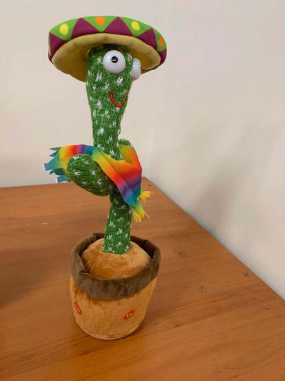 Dancing Cactus Talking And light-up Plush Toy Cute Christmas toy Doll Kids Birthday Gift