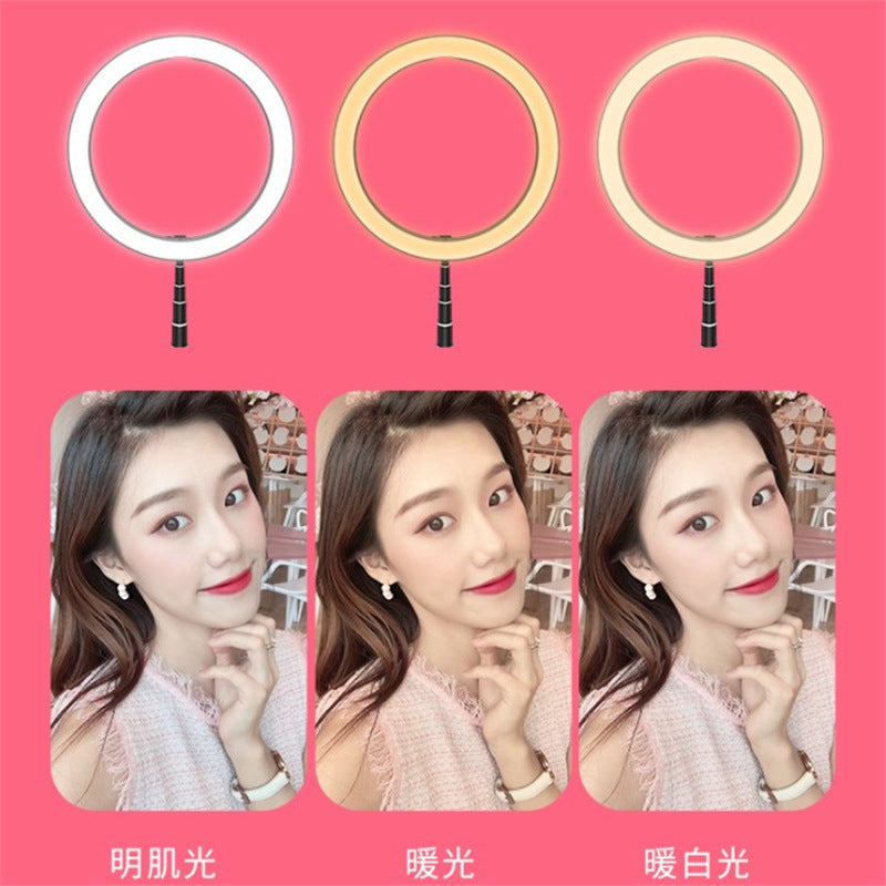 live stream Tripod & Phone Holder  with changing color light  foldable desk high to 1.68meter high