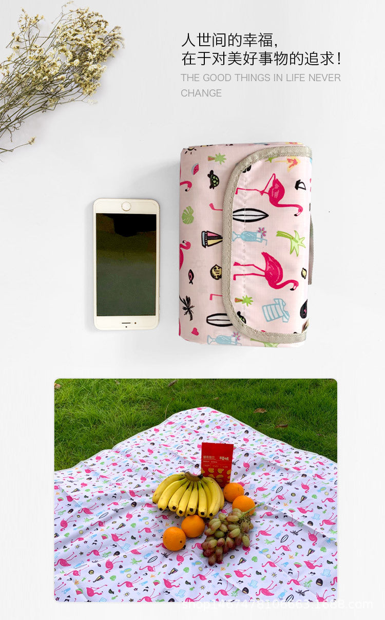 Camping Beach Picnic Blanket 2M*2M Waterproof Mat Travel Rug Outdoor Large au stocks
