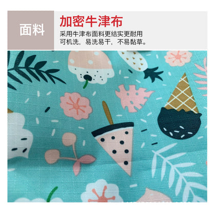 Camping Beach Picnic Blanket 2M*2M Waterproof Mat Travel Rug Outdoor Large au stocks