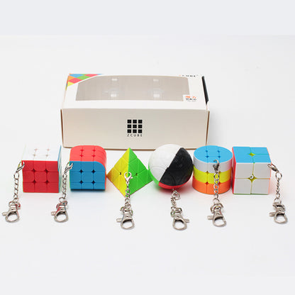 mini lube cube -box of 6 keyring set