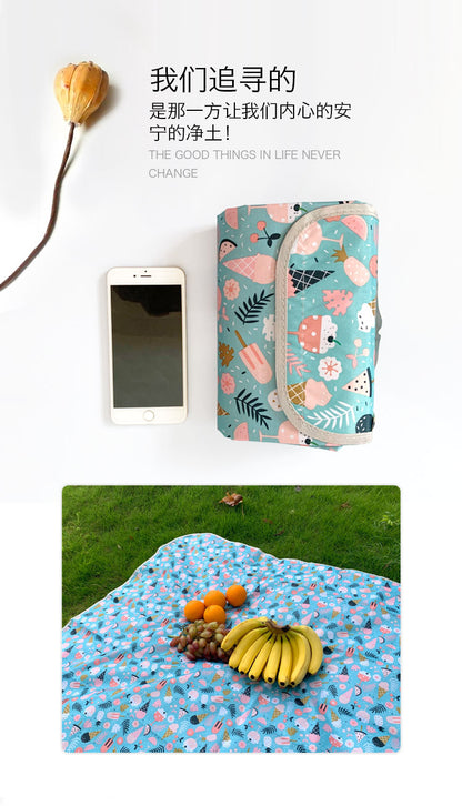 Camping Beach Picnic Blanket 2M*2M Waterproof Mat Travel Rug Outdoor Large au stocks